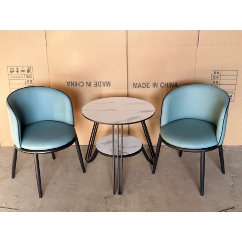 勝芳家具批發(fā)廠家，卡座，巖板桌，酒店桌椅，休閑椅，洽談桌椅，接待桌椅，咖啡桌椅組合  咖啡臺(tái)  小圓桌  三件套會(huì)客桌椅簡(jiǎn)約現(xiàn)代時(shí)尚  漫麗家具