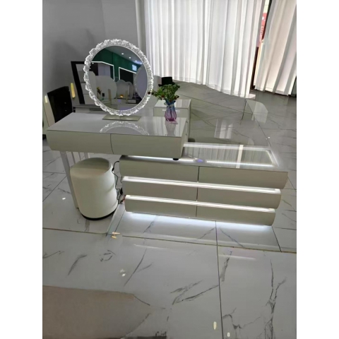 勝芳梳妝臺批發 現代簡約型 網紅小型化妝桌 輕奢 梳妝臺 梳妝桌 化妝柜 梳妝臺 化妝臺 化妝桌 會來家具