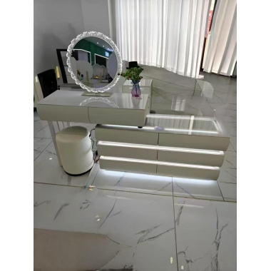 勝芳梳妝臺批發(fā) 現(xiàn)代簡約型 網(wǎng)紅小型化妝桌 輕奢 梳妝臺 梳妝桌 化妝柜 梳妝臺 化妝臺 化妝桌 會來家具