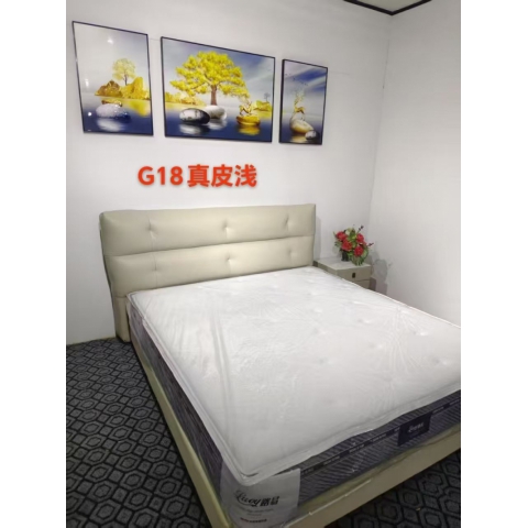 勝芳床鋪批發 雙人床 軟床 現代簡約軟床 北歐輕奢軟床 臥室家具 小戶型家具 高檔床 高端床 宇鑫家具