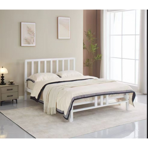 勝芳床鋪批發雙人床 鐵床 鐵藝床 雙人床 折疊雙人床 鐵藝雙人床 雙人板床 金屬床 臥室家具 歐博瑞家具