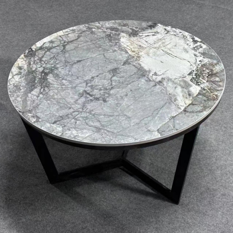 勝芳茶幾批發 巖板茶幾 客廳家用 小戶型 新款 輕奢 高級感 橢圓形 現代簡約 茶幾桌 強大家具