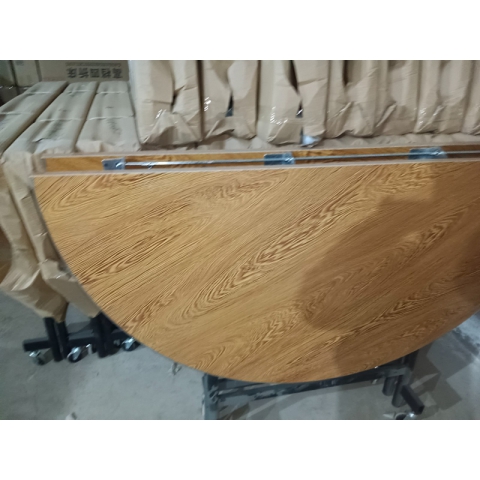 勝芳大圓桌 折疊桌批發 家用折疊大圓桌 腳輪桌 簡易餐桌 飯店餐桌 圓桌 酒店桌 可移動餐桌 餐廳家具 飯店家具 軍龍家具