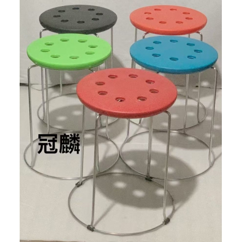 勝芳鐵腿凳子批發 三腿凳子 四腿凳子 鐵質凳子 鋼筋凳 套凳 圓凳 簡易家具 冠麟家具