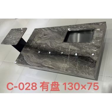 勝芳巖板茶幾批發 套幾 大小圓 組合圓茶幾  網紅茶幾 輕奢茶幾 巖板茶幾 鐵藝茶幾 百思德家具