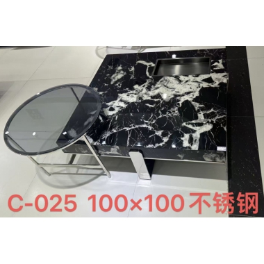 勝芳巖板茶幾批發 套幾 大小圓 組合圓茶幾  網紅茶幾 輕奢茶幾 巖板茶幾 鐵藝茶幾 百思德家具