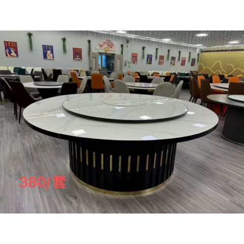 勝芳家具批發(fā) 飯店桌子 巖板餐桌 巖板圓桌 巖板手動桌 巖板轉(zhuǎn)盤桌 餐廳桌子 包廂餐桌 大圓桌 普沃達家具