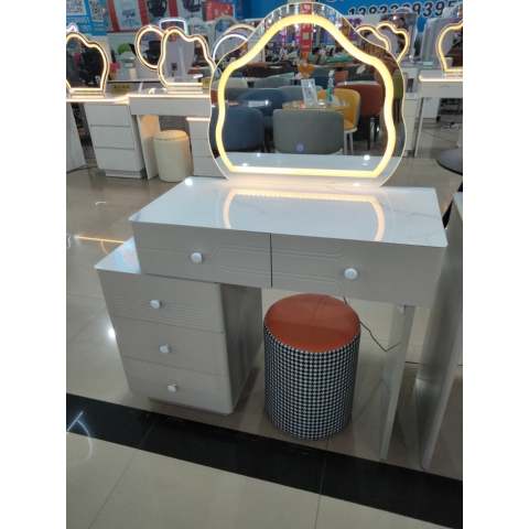 勝芳梳妝臺批發(fā) 現(xiàn)代簡約型 網(wǎng)紅小型化妝桌 輕奢 梳妝臺 梳妝桌 化妝柜 梳妝臺 化妝臺 化妝桌 美典雅居家具