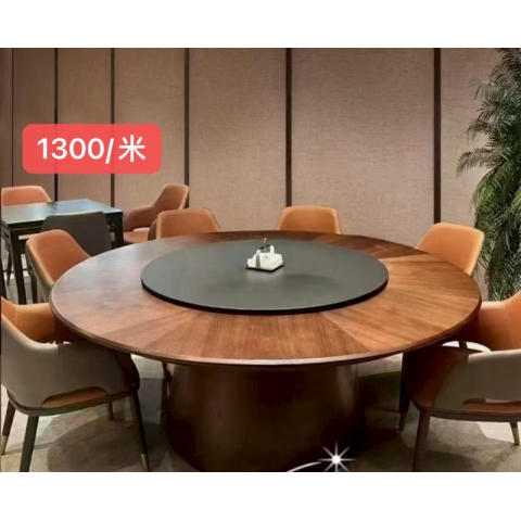 勝芳家具批發(fā) 實(shí)木餐桌 飯店桌子 酒店餐桌 餐廳桌椅 實(shí)木大圓桌 飯店大餐臺 包廂餐桌 普沃達(dá)家具
