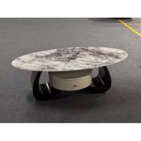 勝芳茶幾批發(fā) 巖板茶幾 客廳家用 小戶型 新款 輕奢 高級感 橢圓形 現(xiàn)代簡約 茶幾桌 強大家具