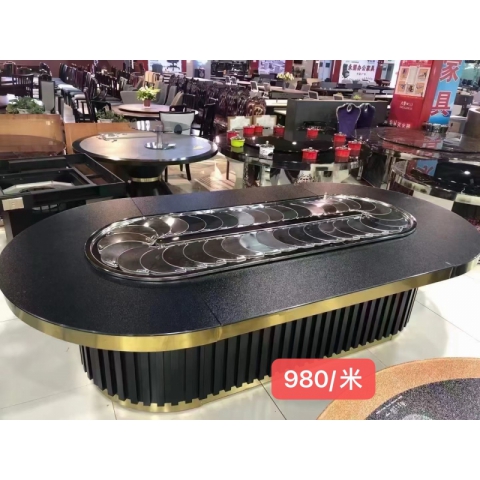 勝芳家具批發 旋轉小火鍋桌 飯店桌椅 餐廳桌椅 包房餐桌 旋轉火鍋桌設備 旋轉餐桌 電動火鍋桌 電動轉盤桌 巖板火鍋桌 普沃達家具