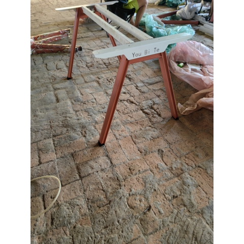 勝芳五金鐵藝桌架 辦公桌架 會議桌架 培訓桌架 辦公臺腳 不銹鋼桌架 書桌桌架 折疊桌架 辦公鋼架 辦公家具 富奧洪家具五金