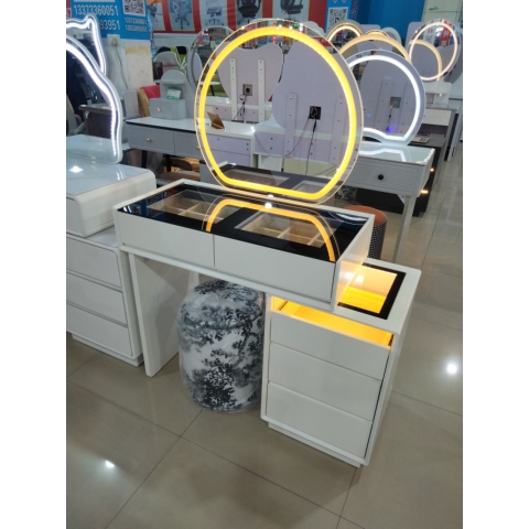 勝芳梳妝臺批發(fā) 現(xiàn)代簡約型 網(wǎng)紅小型化妝桌 輕奢 梳妝臺 梳妝桌 化妝柜 梳妝臺 化妝臺 化妝桌 美典雅居家具