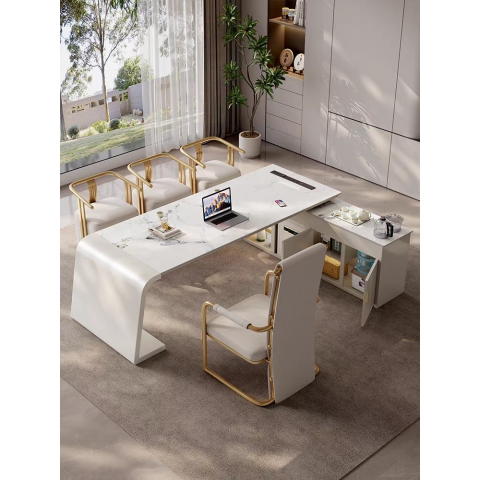 香河班臺批發 辦公桌 輕奢班臺 廣東生產香河倉庫現貨直發 香河潤澤家具