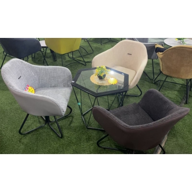 勝芳休閑輕奢桌椅批發 卡座 咖啡桌椅 網紅桌椅 酒店家具 軟包椅 休閑椅 接待桌椅 鈦金桌椅 北歐鈦金桌椅 岳明達家具