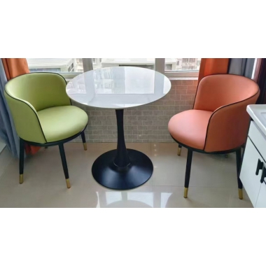 勝芳休閑輕奢桌椅批發 卡座 咖啡桌椅 網紅桌椅 酒店家具 軟包椅 休閑椅 接待桌椅 鈦金桌椅 北歐鈦金桌椅 岳明達家具