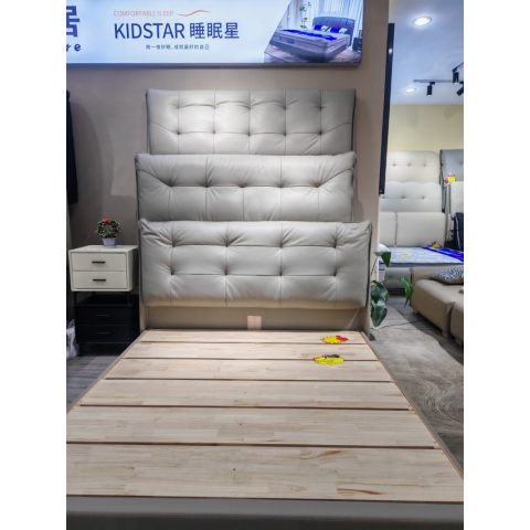 勝芳床鋪批發 雙人床 軟床 現代簡約軟床 北歐輕奢軟床 臥室家具 小戶型家具 高檔床 高端床 宇鑫家具