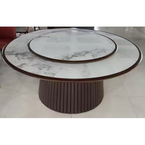 勝芳巖板大圓桌批發(fā) 酒店桌椅 酒店電動(dòng)餐桌 巖板餐桌 火鍋?zhàn)? 手動(dòng)大圓桌 酒店圓桌 飯店餐桌椅 轉(zhuǎn)盤桌  餐桌 全程酒店家具