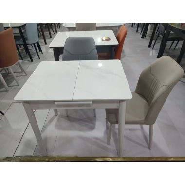 勝芳餐桌批發 理石餐桌 長條桌 抽拉臺 歐式餐桌 歐式餐臺 簡約餐桌 小戶型巖板餐桌 理石餐桌椅組合 巖板餐臺 歐式家具 京典家具