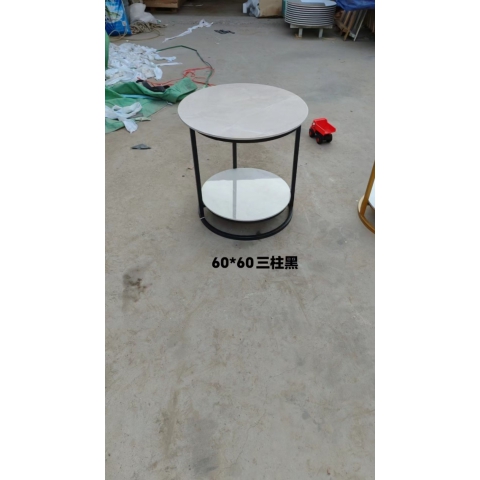 茶臺巖板鐵架小戶型客廳網紅邊幾餐邊桌洽談桌咖啡桌