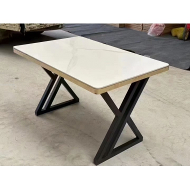 勝芳餐桌批發 k字桌  鋼木餐桌   巖板餐桌 食堂餐桌  餐廳餐桌 宏鎧家具