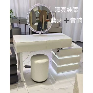 勝芳梳妝臺批發(fā) 現(xiàn)代簡約型 網(wǎng)紅小型化妝桌 輕奢 梳妝臺 梳妝桌 化妝柜 梳妝臺 化妝臺 化妝桌 會來家具