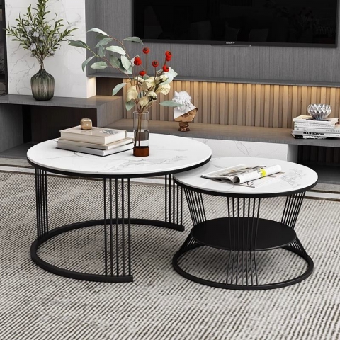 勝芳茶幾批發 套幾 客廳家具 輕奢茶幾 網紅套幾 茶幾組合 家用茶幾 瑞京家具