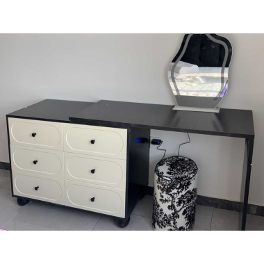 勝芳梳妝柜批發(fā) 梳妝臺(tái) 梳妝桌 化妝柜 化妝臺(tái) 公寓梳妝臺(tái) 木質(zhì)梳妝臺(tái) 板式梳妝臺(tái) 臥室家具 迪雅佳公寓配套家具