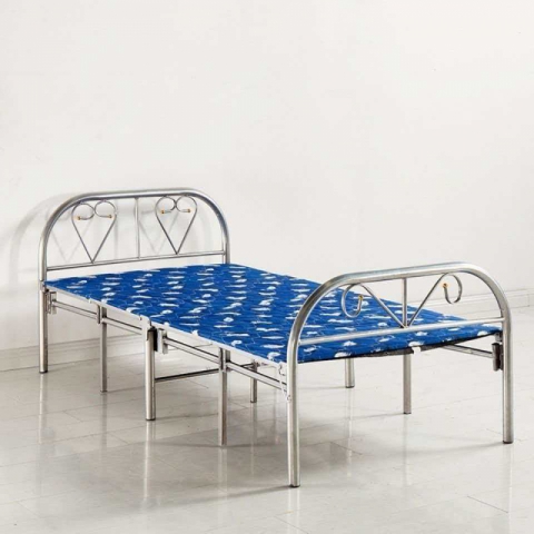 勝芳床鋪批發 折疊床 單人床 雙人床 高低床 午休床 行軍床 簡易床 鐵質板床 板床批發 長青家具