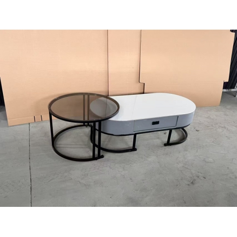 勝芳巖板茶幾批發(fā) 套幾 巖板桌 巖板家具 家用家具  現(xiàn)代 巖板套幾  龍騰家具