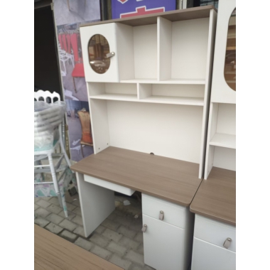 勝芳電腦桌批發 書桌書架組合 一體桌 現代簡約家用學生電腦臺式桌 臥室書柜 寫字桌子 寫字桌 寫字臺 帶抽屜電腦桌 臥室家具 兄弟家具