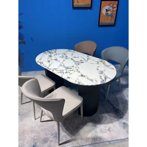 勝芳餐桌批發 超晶石桌面 餐桌 家用餐桌 理石餐桌 巖板餐桌  微晶 卓馳億森家具