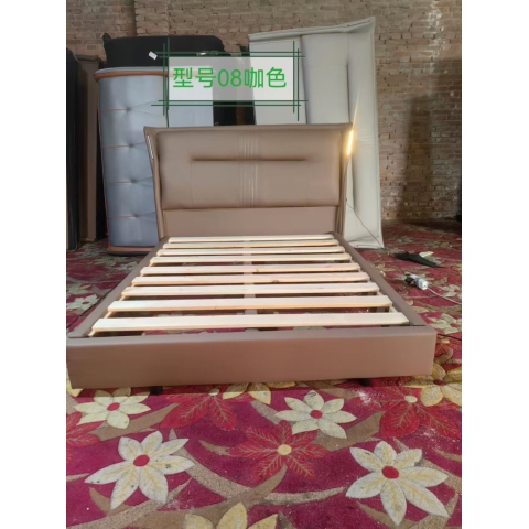 貓爪皮 勝芳床鋪批發(fā) 雙人床 軟床 簡(jiǎn)約軟床 臥室家具 金利源家具