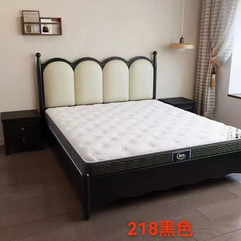 勝芳床鋪批發(fā) 雙人床 實(shí)木床 木質(zhì)雙人床 雙人板床 臥室家具 金利源家具