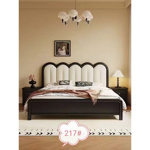 勝芳床鋪批發(fā) 雙人床 實(shí)木床 木質(zhì)雙人床 雙人板床 臥室家具 金利源家具