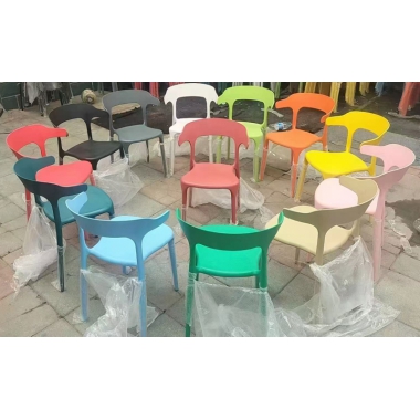 勝芳簡約椅  靠背椅 家用餐椅 塑料網紅椅 牛角椅 翻邊椅 拉手椅圓邊椅北歐溫莎椅 洽談椅 戶外椅 餐椅休閑椅 超強家具廠家直銷