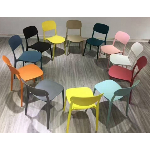 勝芳簡約椅  靠背椅 家用餐椅 塑料網紅椅 牛角椅 翻邊椅 拉手椅圓邊椅北歐溫莎椅 洽談椅 戶外椅 餐椅休閑椅 超強家具廠家直銷