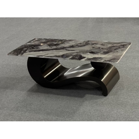 勝芳茶幾批發 巖板茶幾 客廳家用 小戶型 新款 輕奢 高級感 橢圓形 現代簡約 茶幾桌 強大家具