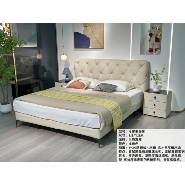 香河軟床批發(fā) 橡木床板實(shí)木床邊 雙人床 婚床 儲(chǔ)物大床 香河潤(rùn)澤家具