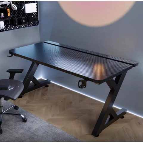 勝芳電競桌出租房公寓電腦桌批發(fā)簡約桌臺式寫字臺加寬電競桌Z字辦公書桌全美家具